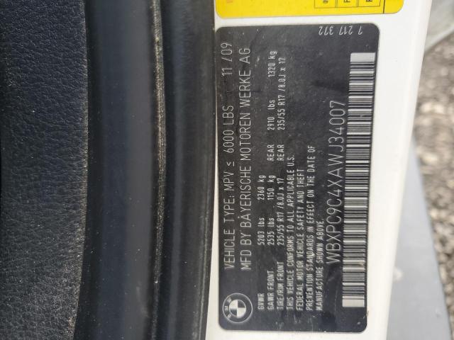 2010 BMW X3 XDRIVE3 - WBXPC9C4XAWJ34007