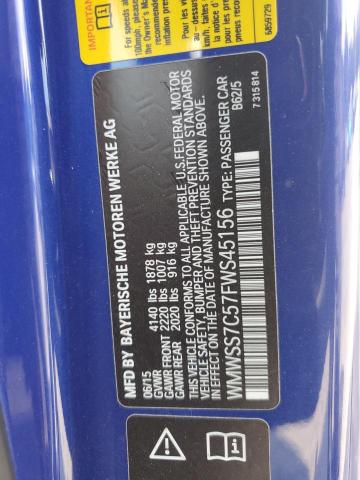2015 MINI COOPER S P WMWSS7C57FWS45156