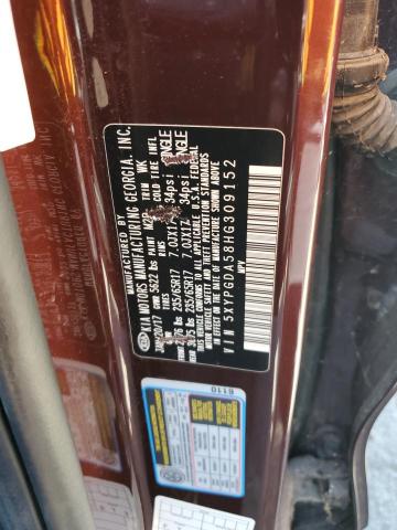 2017 KIA SORENTO LX 5XYPGDA58HG309152