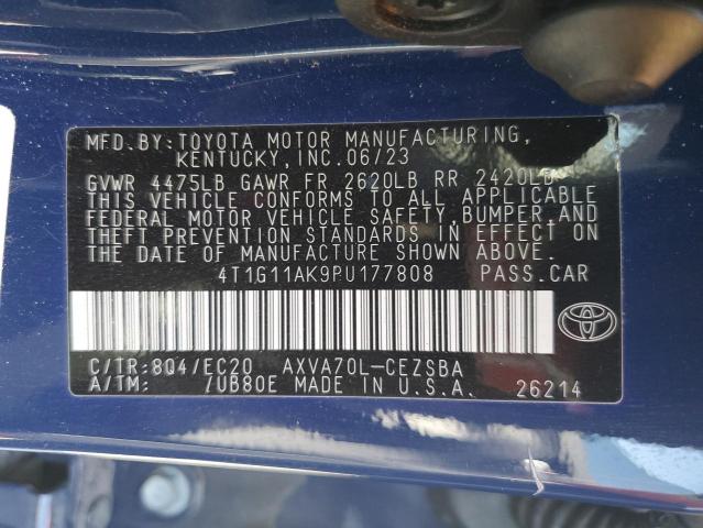 2023 TOYOTA CAMRY SE N - 4T1G11AK9PU177808
