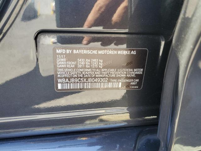 2018 BMW M550XI WBAJB9C5XJB049302