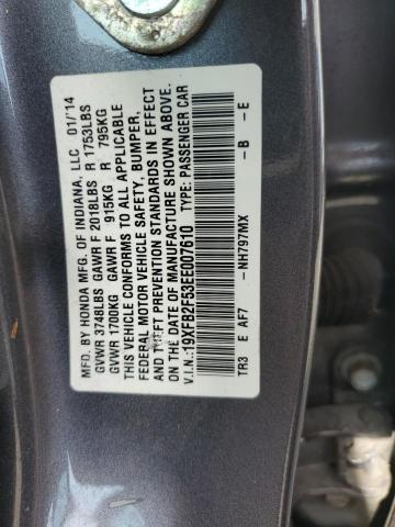 2014 HONDA CIVIC LX - 19XFB2F53EE007610