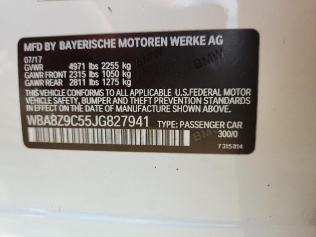 2018 BMW 330 XIGT WBA8Z9C55JG827941