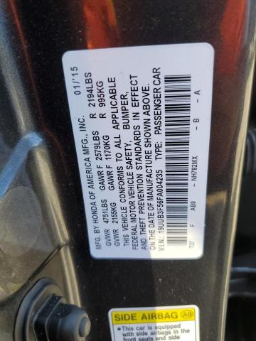 2015 ACURA TLX TECH 19UUB3F56FA004235