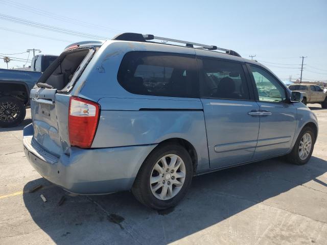 KIA SEDONA EX 2007 blue  gas KNDMB233X76112647 photo #4