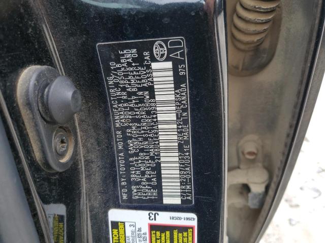2010 TOYOTA COROLLA BA - 2T1BU4EE9AC443988