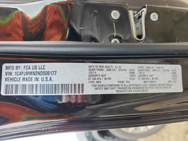 2022 JEEP CHEROKEE L 1C4PJMMN2ND506177