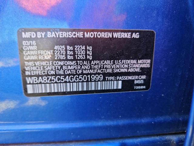 2016 BMW 328 XIGT S WBA8Z5C54GG501999