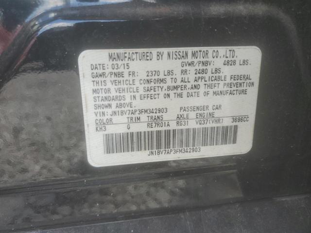 2015 INFINITI Q50 BASE JN1BV7AP3FM342903