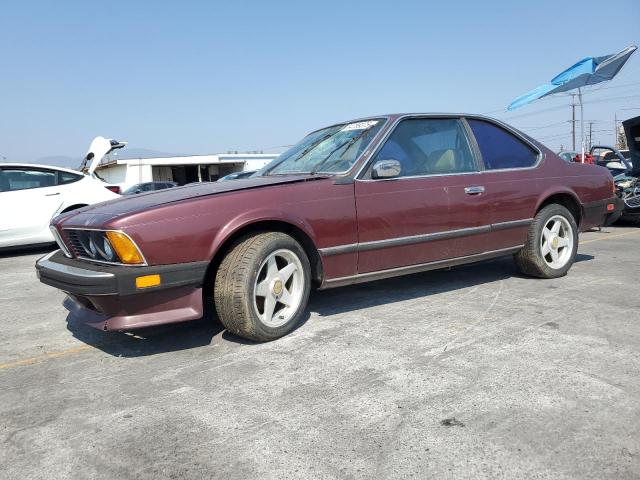 BMW 633 CSI 1983 burgundy coupe gas WBAEB7408D6726370 photo #1