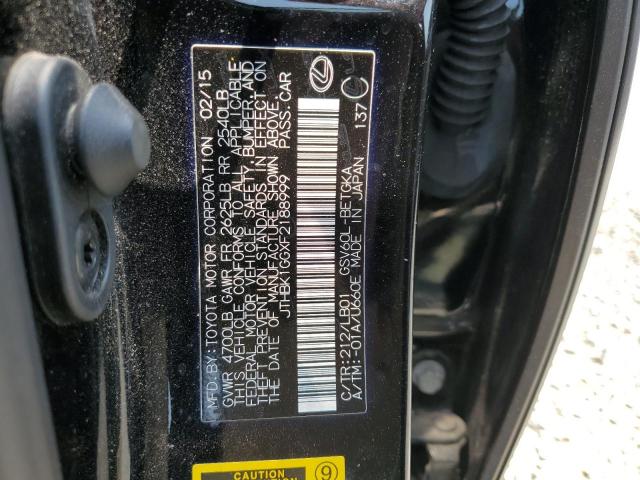 2015 LEXUS ES 350 JTHBK1GGXF2188999