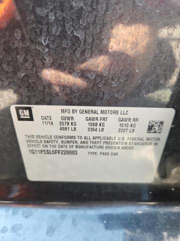 2015 CHEVROLET MALIBU LTZ 1G11F5SL6FF228803