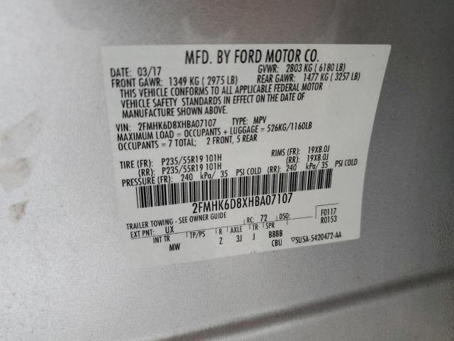 2017 FORD FLEX LIMIT - 2FMHK6D8XHBA07107