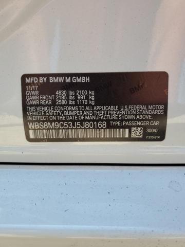 2018 BMW M3 WBS8M9C53J5J80168