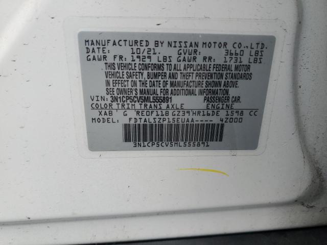 2021 NISSAN KICKS SV - 3N1CP5CV5ML555891