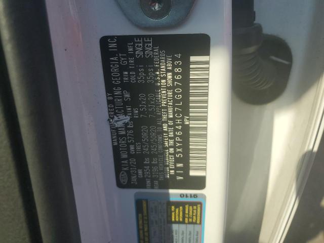 2020 KIA TELLURIDE 5XYP64HC7LG076834