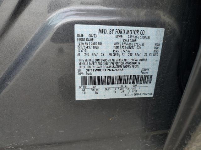 2023 FORD MAVERICK XL 3FTTW8E3XPRA76865