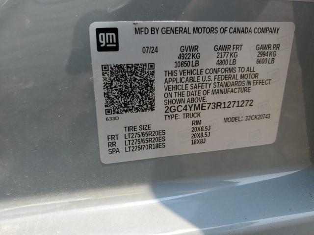 2024 CHEVROLET SILVERADO - 2GC4YME73R1271272