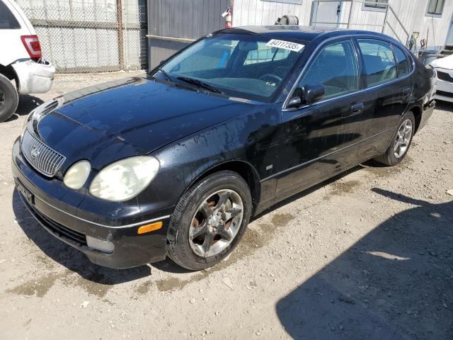 LEXUS GS 300 2002 black sedan 4d gas JT8BD69S220171435 photo #1