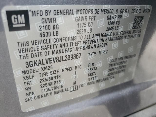 2018 GMC TERRAIN SL 3GKALVEV8JL339367