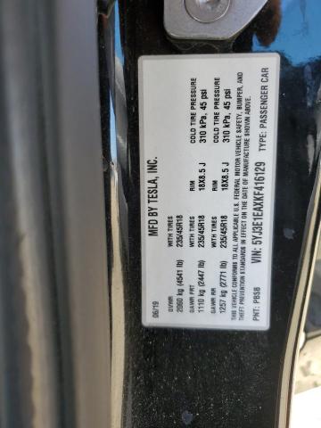 2019 TESLA MODEL 3 - 5YJ3E1EAXKF416129