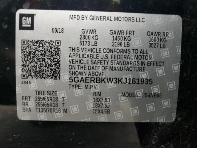 2019 BUICK ENCLAVE ES 5GAERBKW3KJ161935