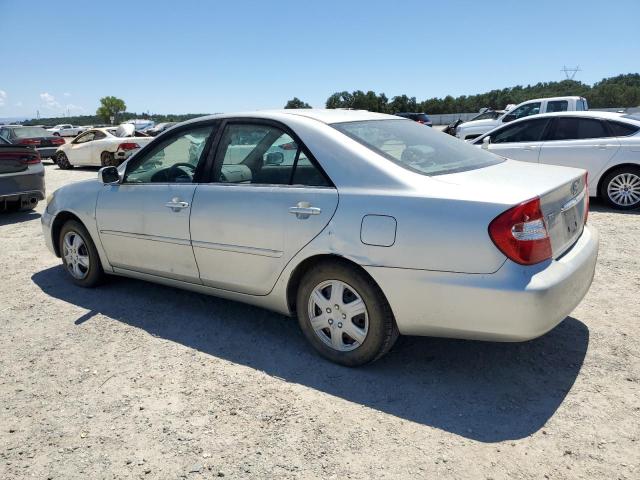 TOYOTA CAMRY LE 2002 silver sedan 4d gas JTDBE32K520074513 photo #3