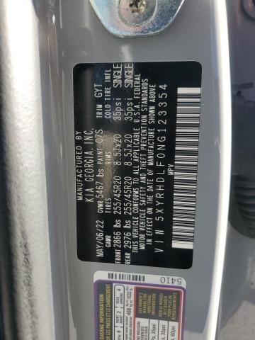 2022 KIA SORENTO EX 5XYRHDLF0NG123354