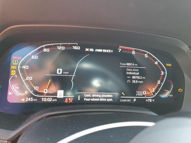 2022 BMW X5 M50I 5UXJU4C03N9K80915