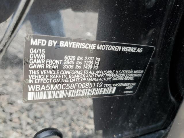 2015 BMW 550 XIGT - WBA5M0C58FD085119