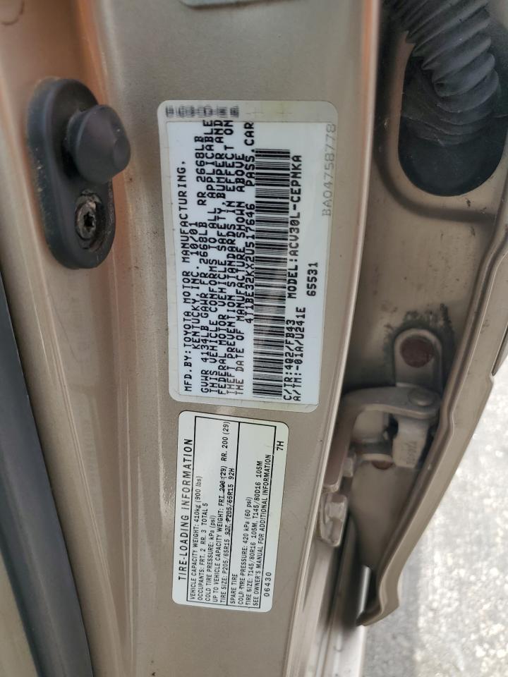 Toyota Camry le 2002