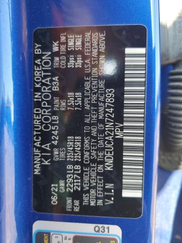 2022 KIA SELTOS NIGHTFALL KNDEUCA21N7247893