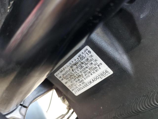 2019 YAMAHA MTN1000 JYARN48E0KA002856