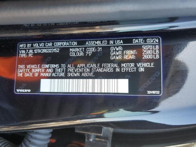 2024 VOLVO S60 CORE 7JRL12TK2RG323152