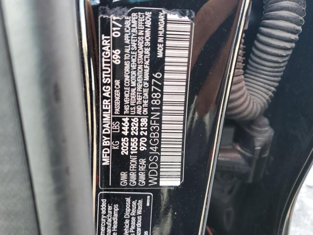 2015 MERCEDES-BENZ CLA250 WDDSJ4GB3FN188776