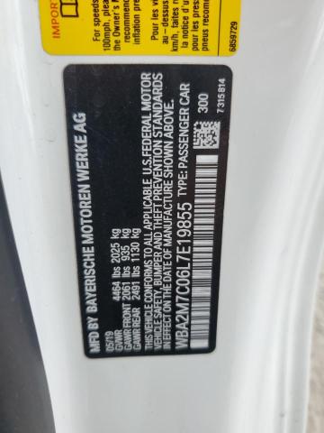 2020 BMW 230I WBA2M7C06L7E19855