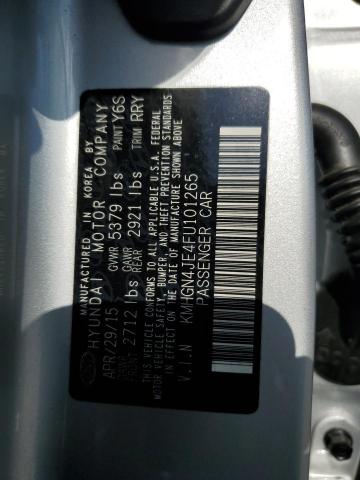 2015 HYUNDAI GENESIS 3. KMHGN4JE4FU101265