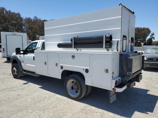 FORD F450 SUPER 2013 white chassis diesel 1FDUF4GT5DEA40263 photo #3