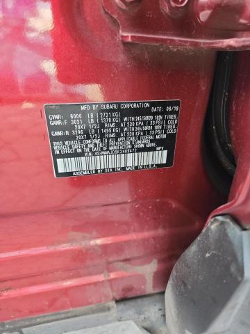 2019 SUBARU ASCENT LIMITED 4S4WMAJD9K3409472