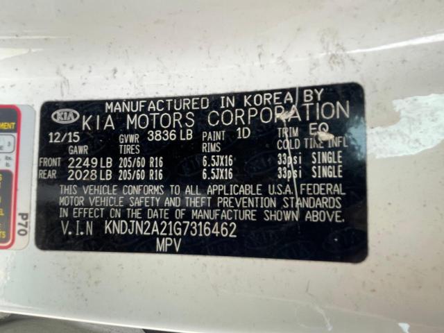 2016 KIA SOUL - KNDJN2A21G7316462
