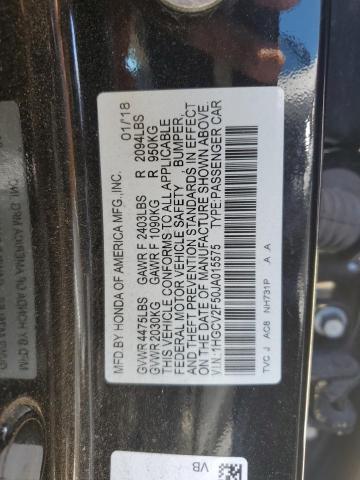 2018 HONDA ACCORD EXL - 1HGCV2F50JA015575