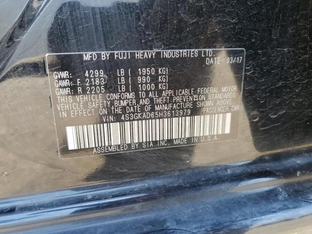 2017 SUBARU IMPREZA PR 4S3GKAD65H3613979