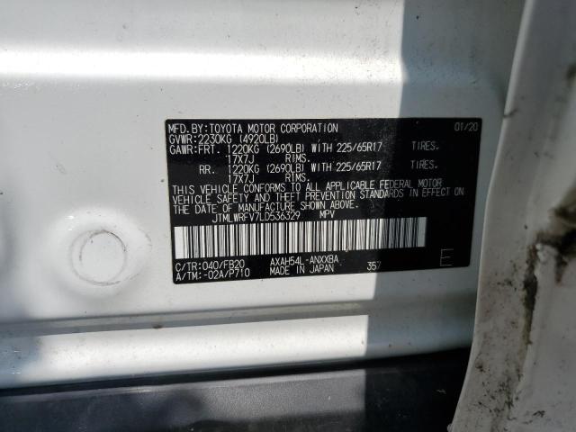 2020 TOYOTA RAV4 LE - JTMLWRFV7LD536329