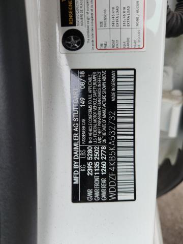 2019 MERCEDES-BENZ E 300 4MAT WDDZF4KB5KA532732