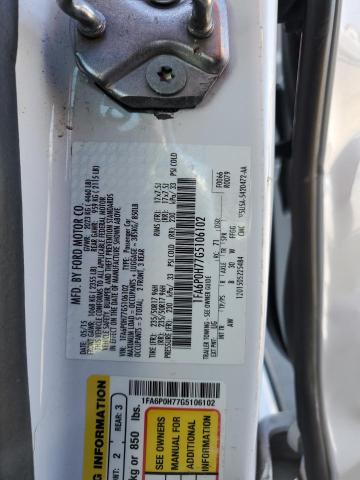 2016 FORD FUSION SE - 1FA6P0H77G5106102