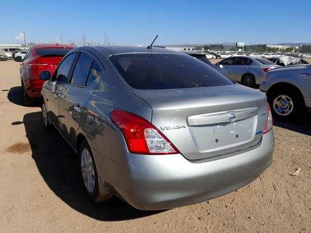 NISSAN VERSA S 2012 gray  gas 3N1CN7AP5CL895790 photo #3