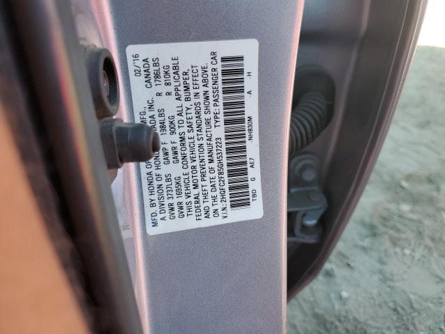 2016 HONDA CIVIC EX - 2HGFC2F85GH537223