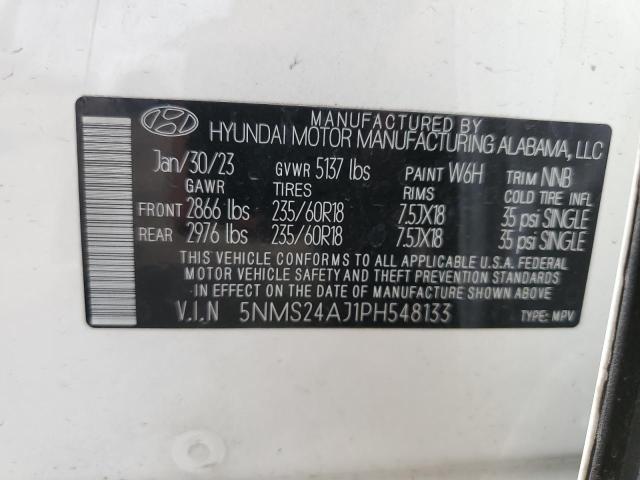 2023 HYUNDAI SANTA FE S - 5NMS24AJ1PH548133