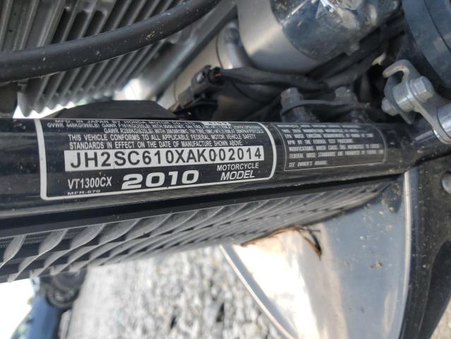 2010 HONDA VT1300 CX JH2SC610XAK002014