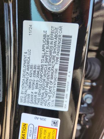 2025 HONDA ACCORD SE 1HGCY1F47SA011596